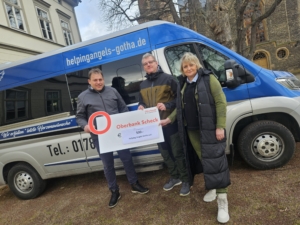 Spendenübergabe Weihnachtsaktion